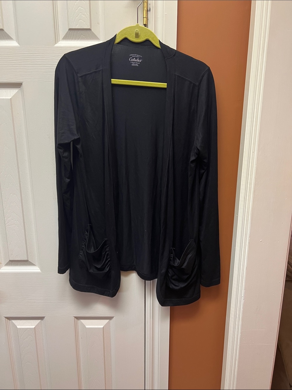Cabela’s Black Open-Front Lightweight Women's Cardigan